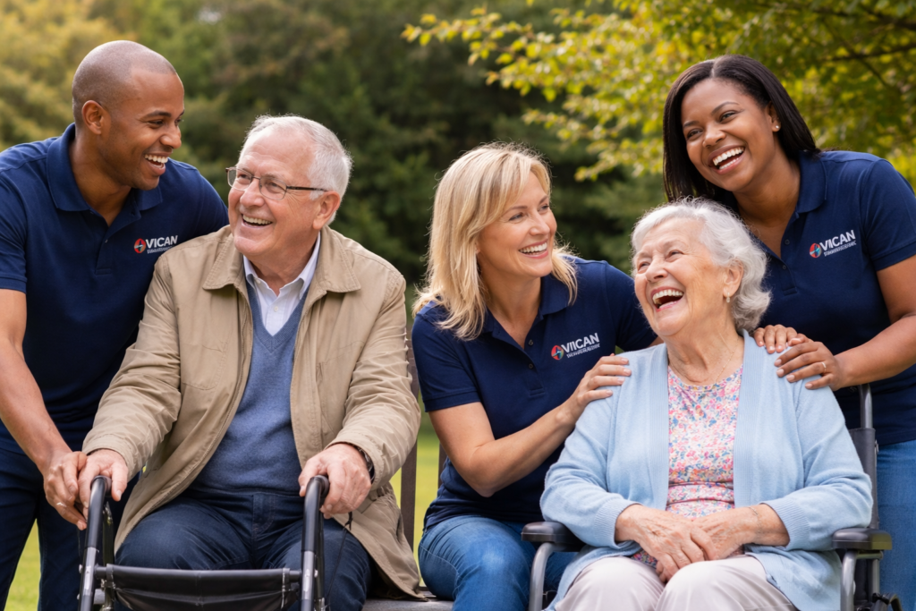 Avican clients and staff